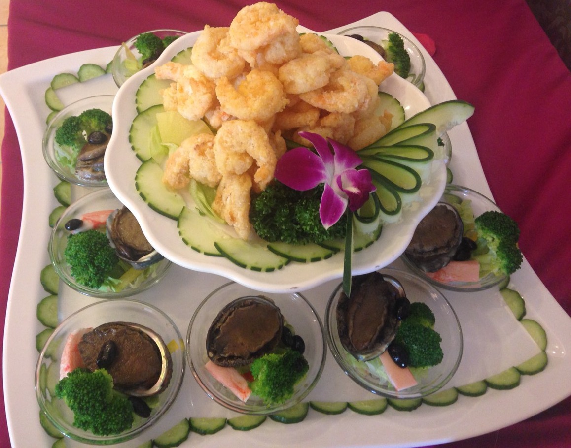 03.果律蝦球鮮鮑拼