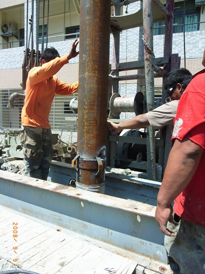 中原大學16井管安裝