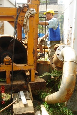 3000呎專用洗井機施工實況