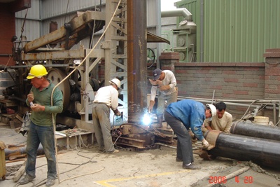 東培12〞600呎深井施工