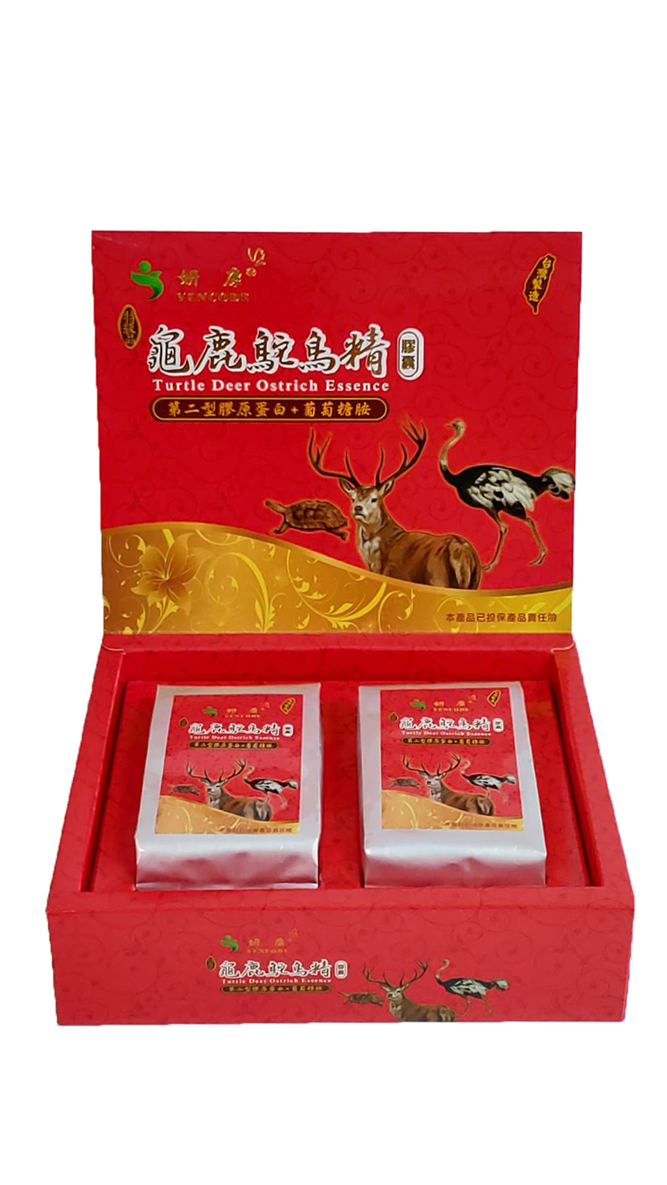 妍康頂級龜鹿鴕鳥精膠囊