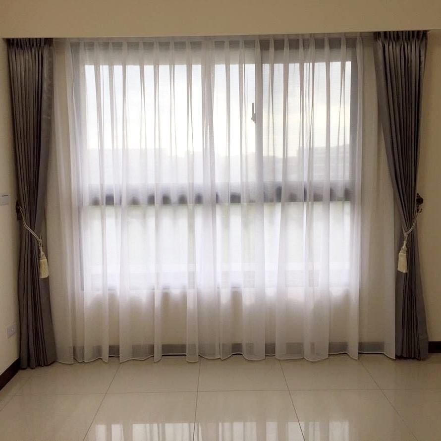 窗簾+窗紗設計
