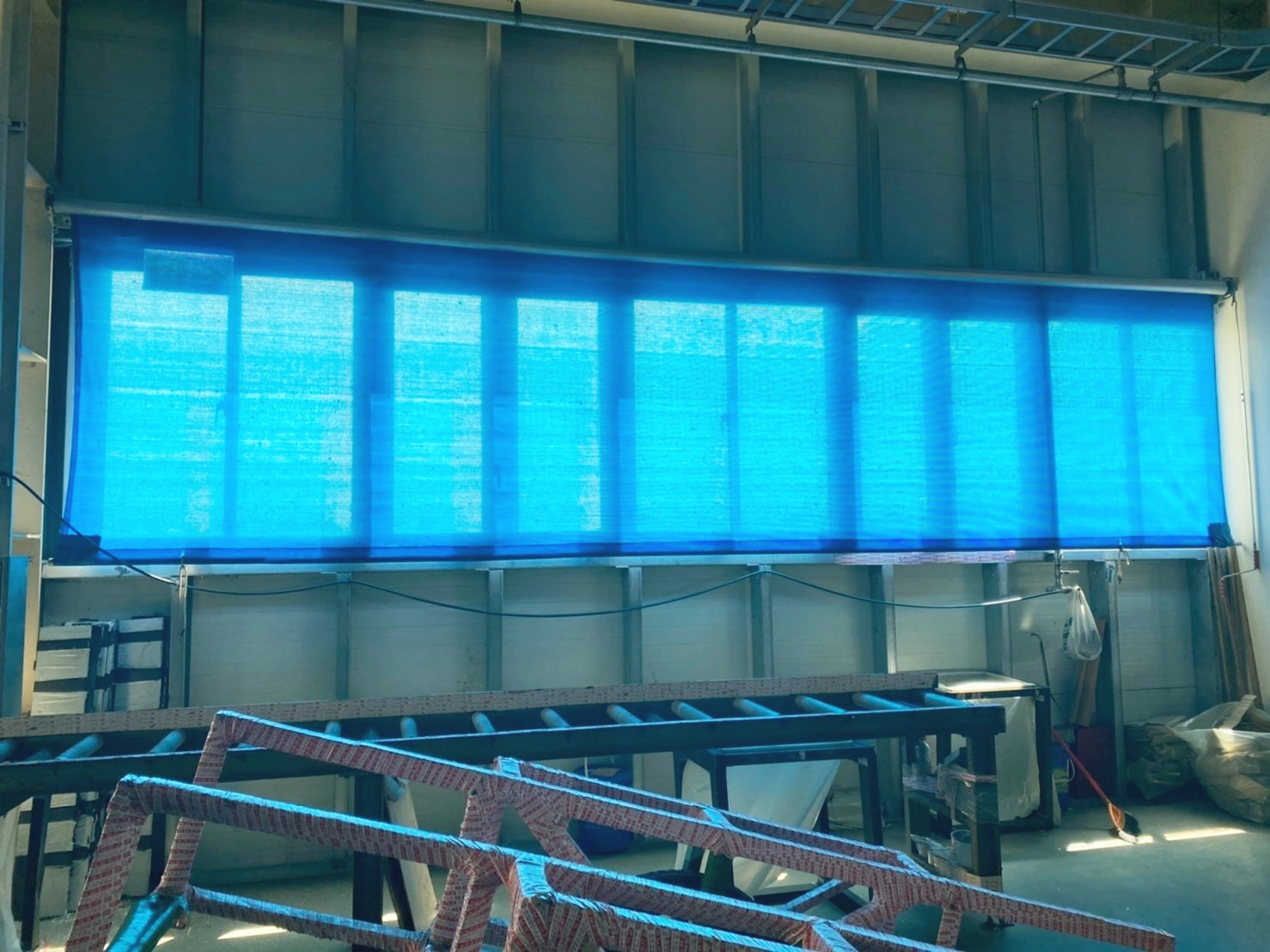 大園帆布行-上下伸縮遮陽網