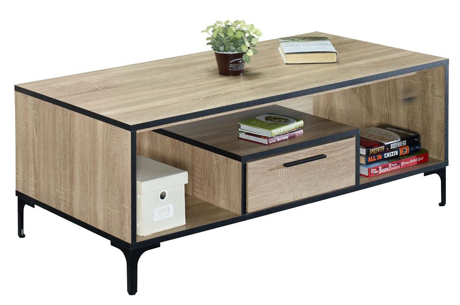 4尺梧桐單抽大茶几