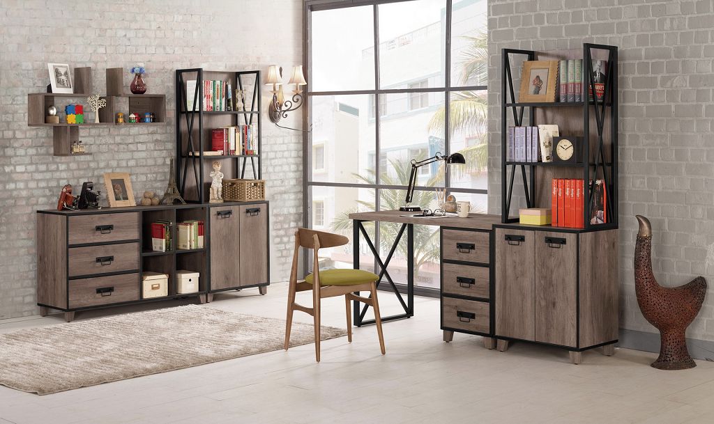 書桌/收納櫃/書櫃/書架