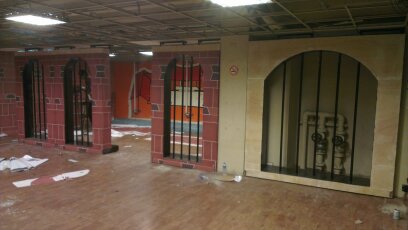 木作與鐵材製作萌學園隔間-桃園中壢廣告招牌