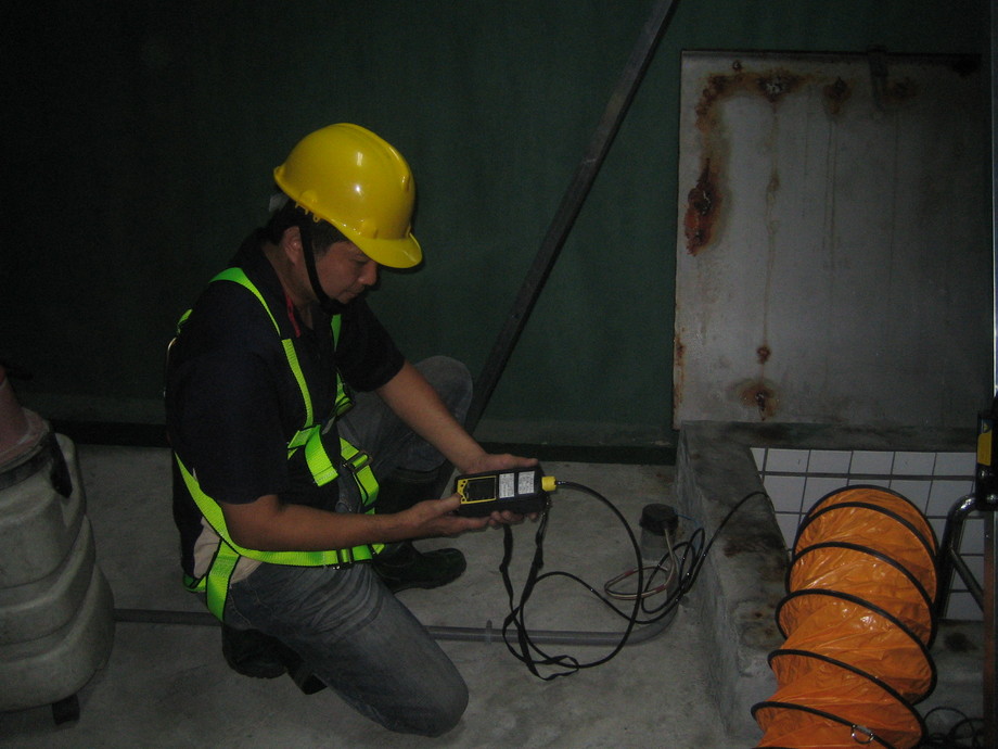 施作前氣體測量