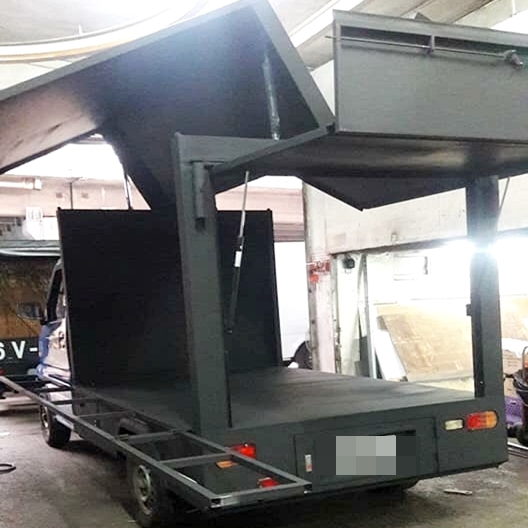 車廂訂製-鷗揚折式蓬架