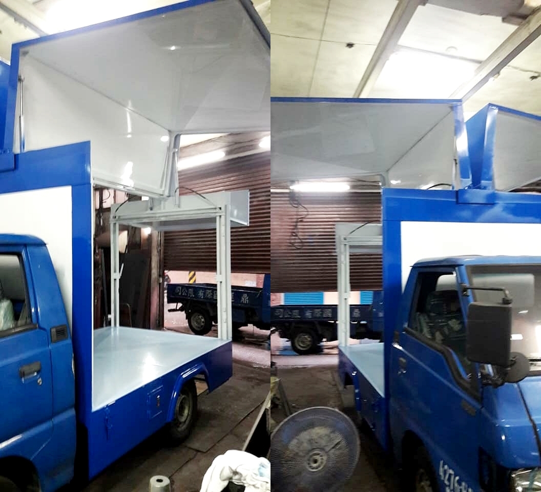 車廂訂製-鷗揚折式蓬架