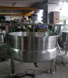 蒸氣雙層攪拌鍋-大廚房設備