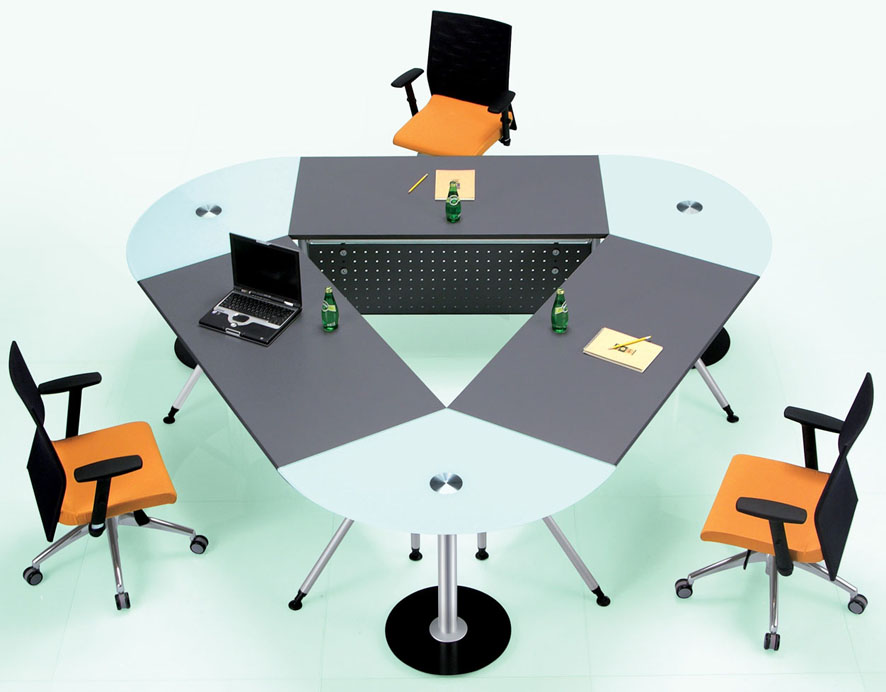 PK-D1407P三角形會議桌