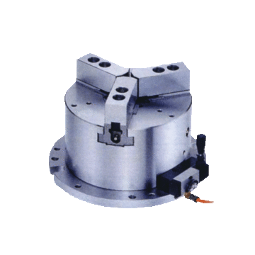 內藏式中空(氣)油壓三爪夾盤