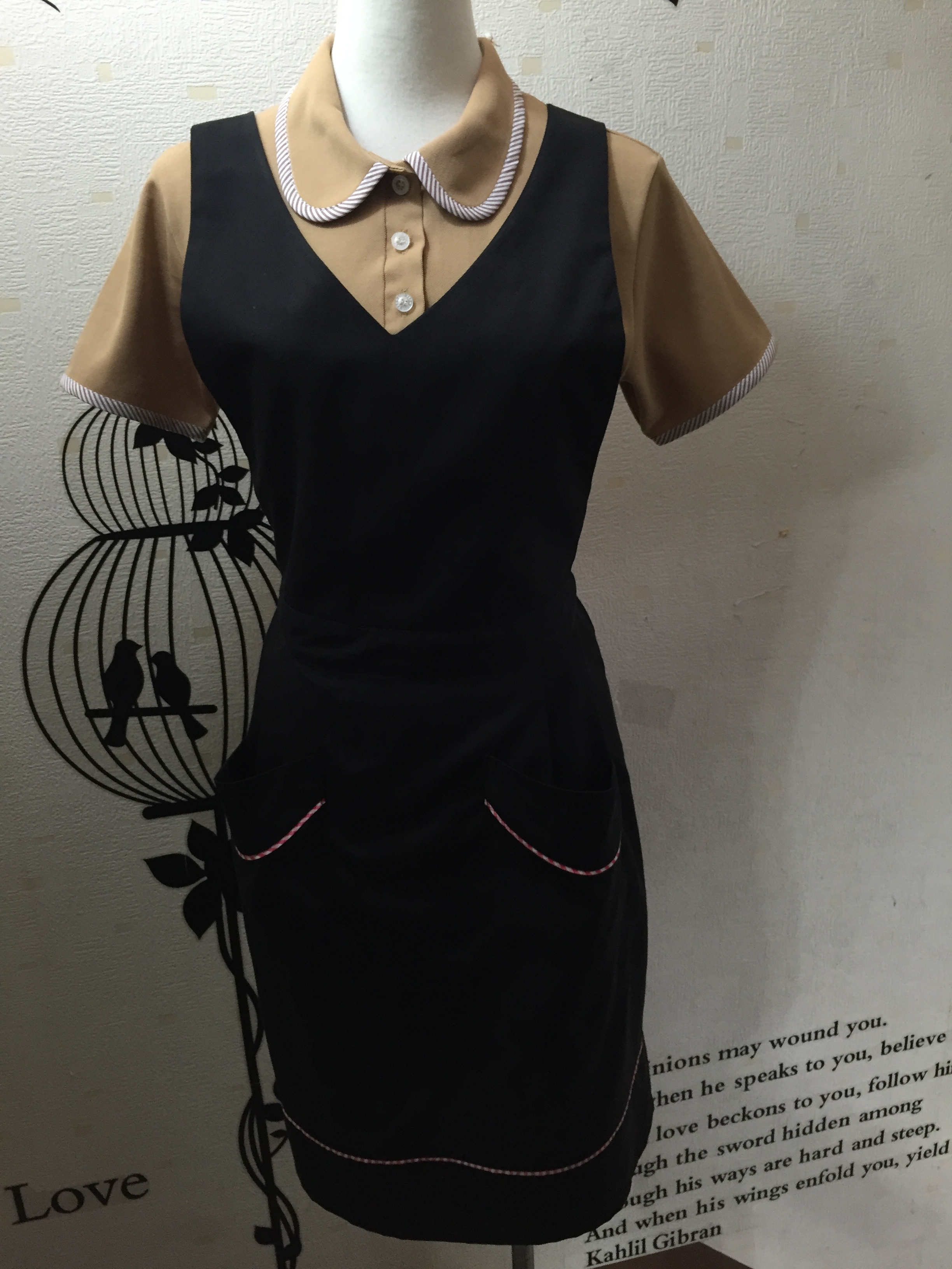 飯店背心裙制服版型