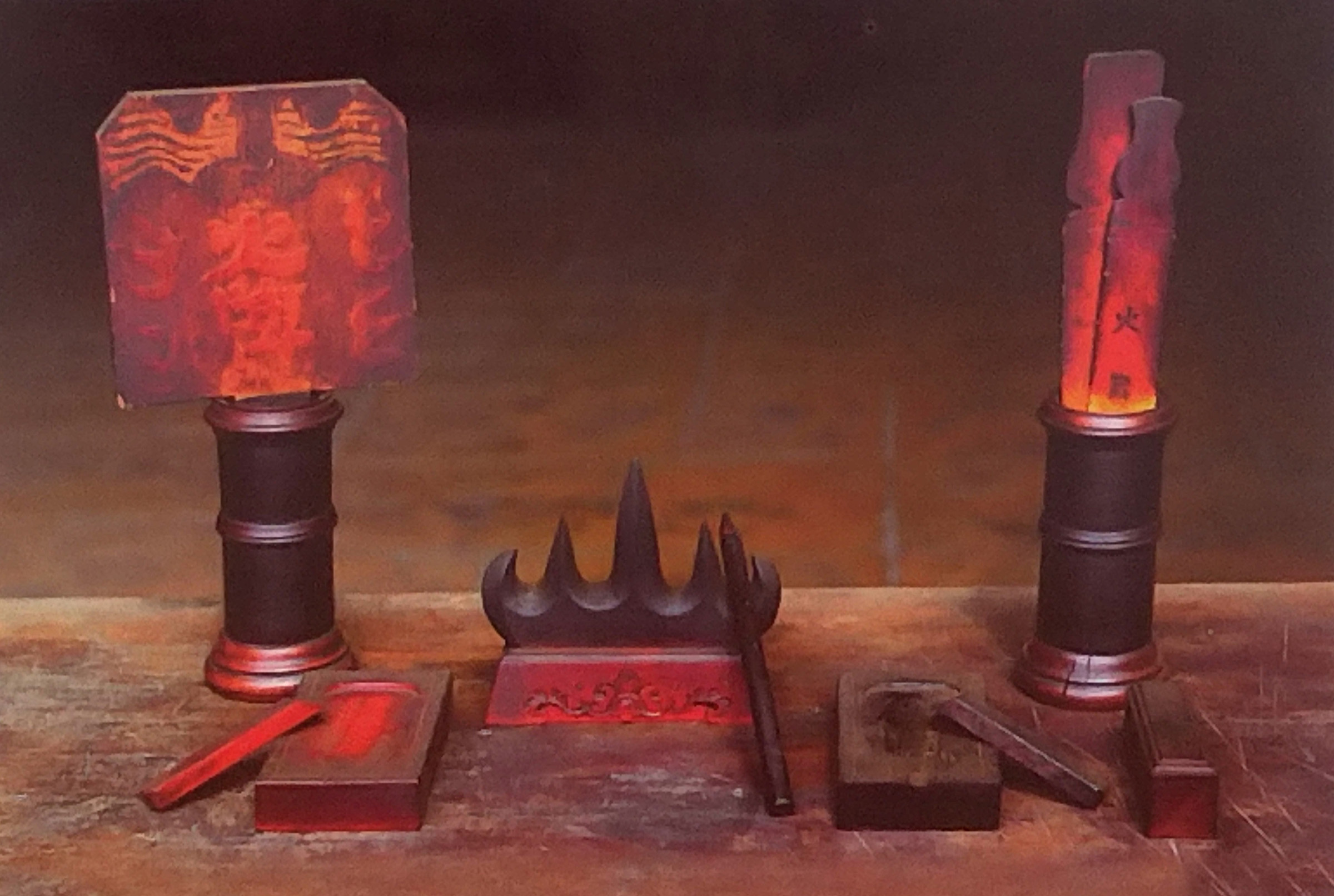 蘇府大王爺文房四寶及火籤、火牌