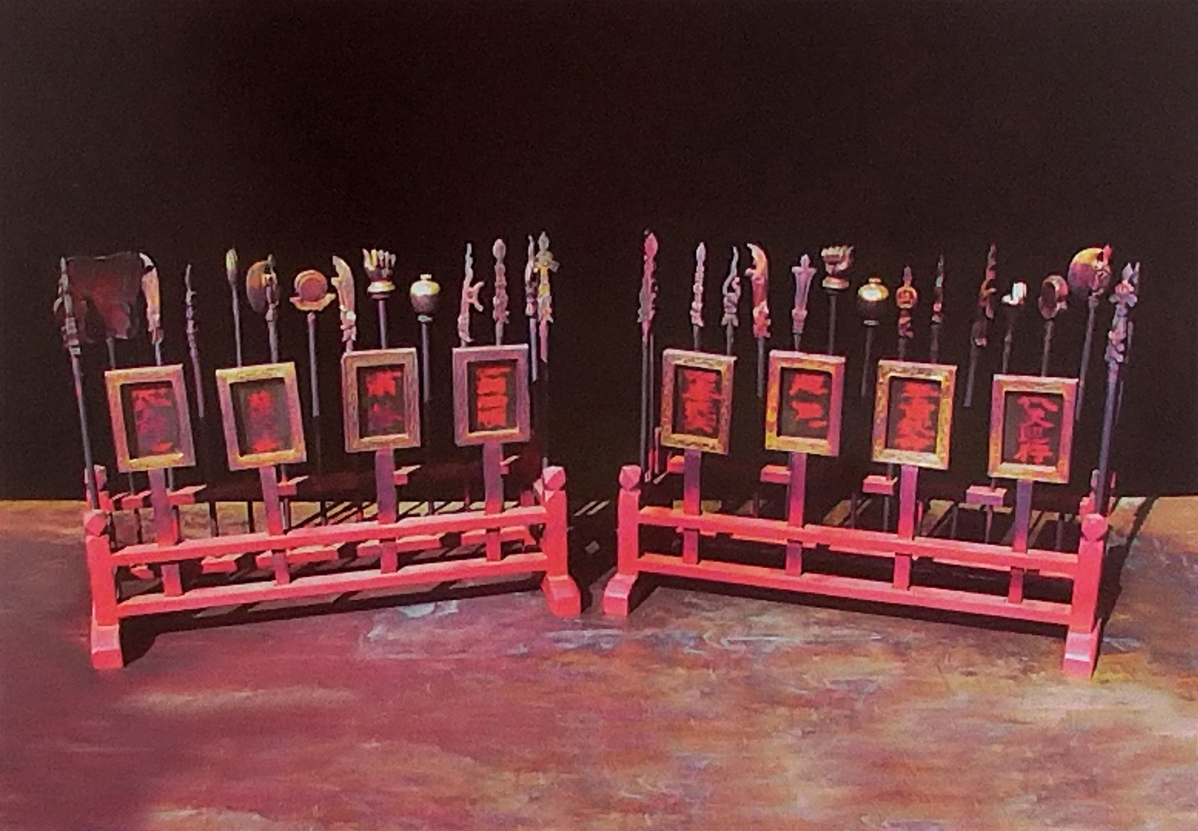 清代蘇府大王爺神前儀仗