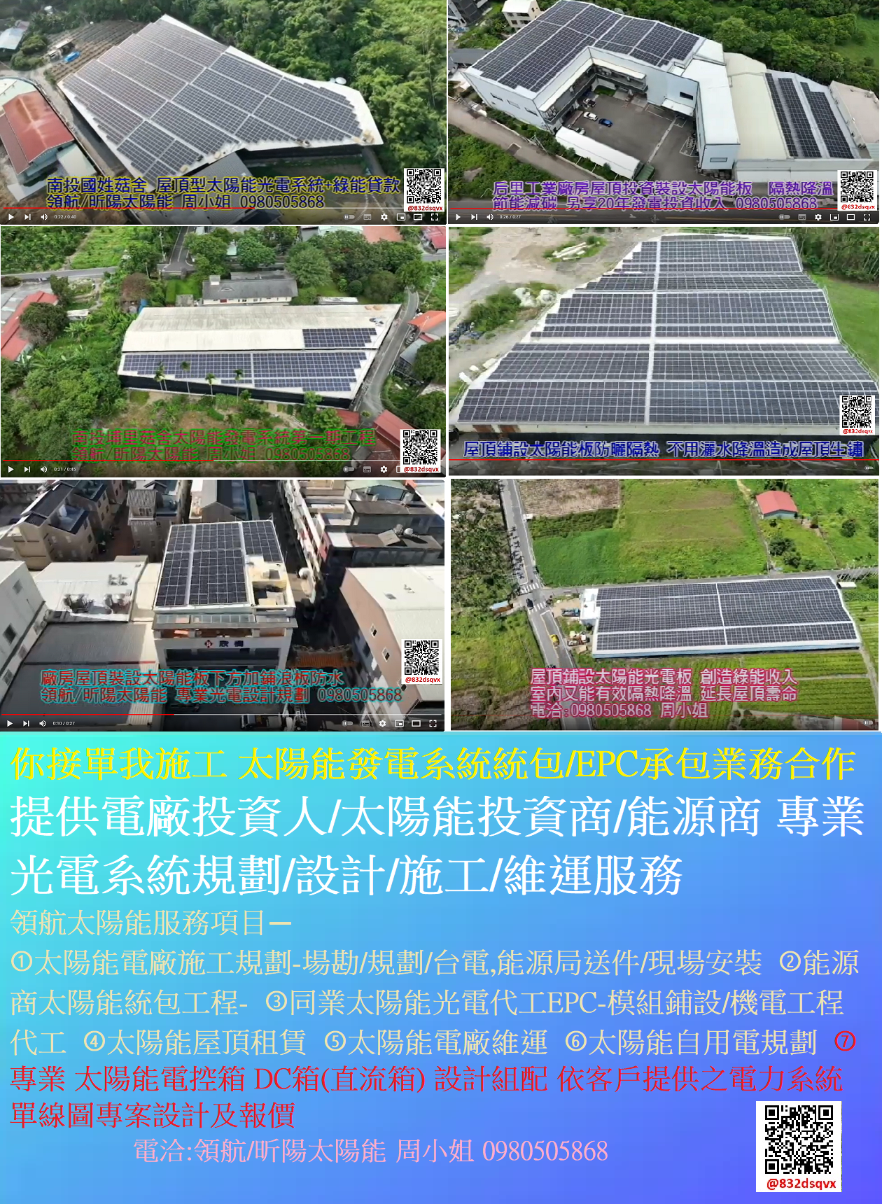 提供電廠投資人/太陽能投資商,能源商