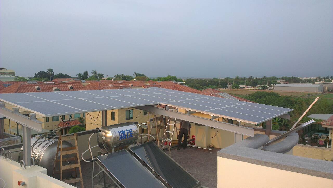 台南善化社區屋頂太陽能光電