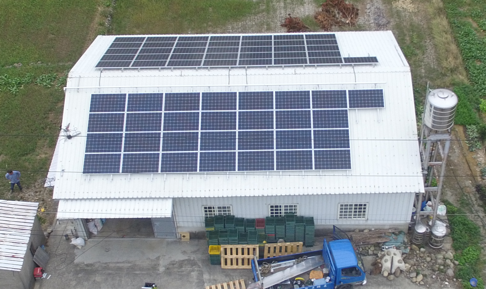 苗栗苑裡農舍太陽能電站