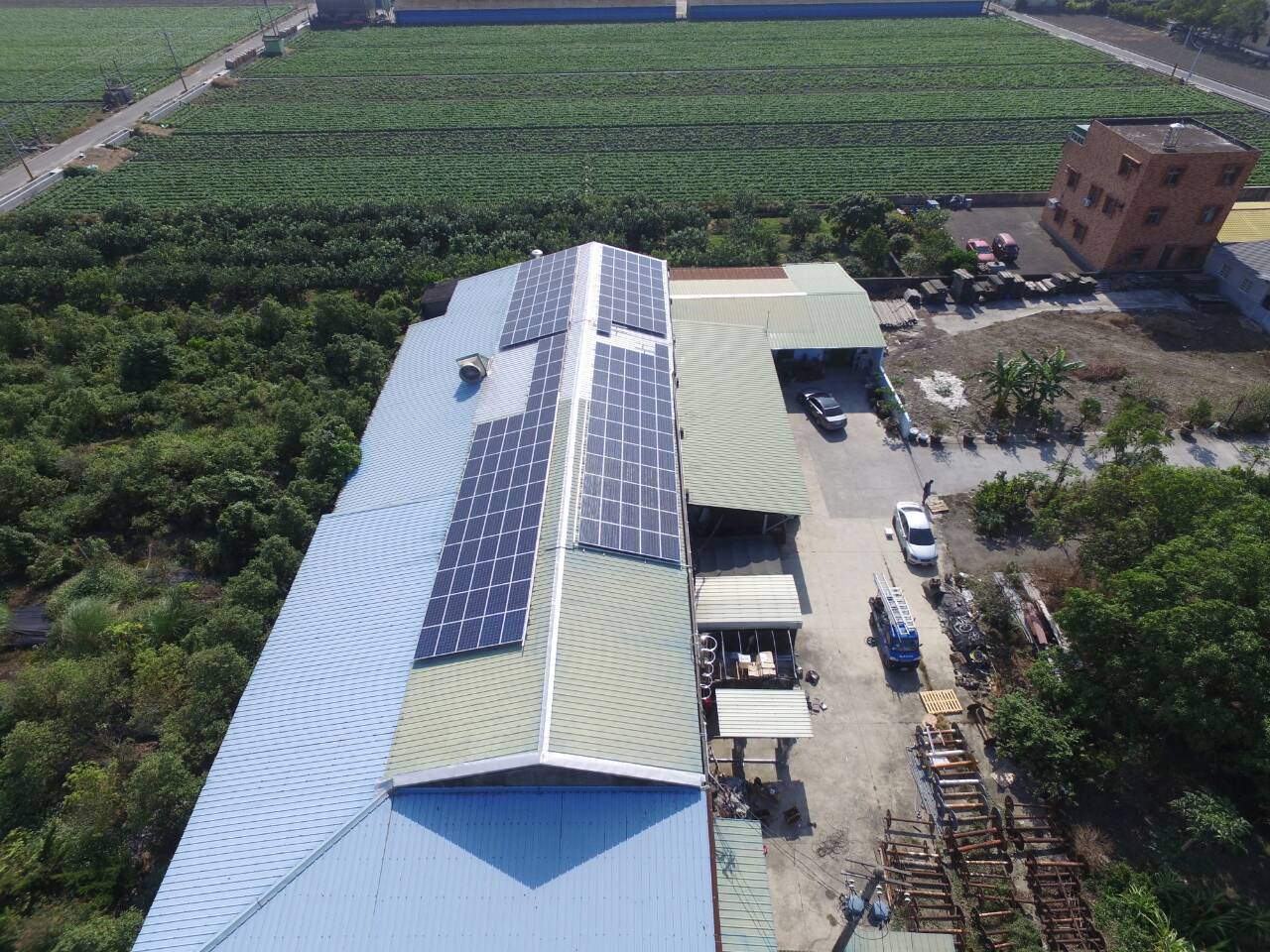 雲林虎尾毛巾工廠太陽能電廠投資