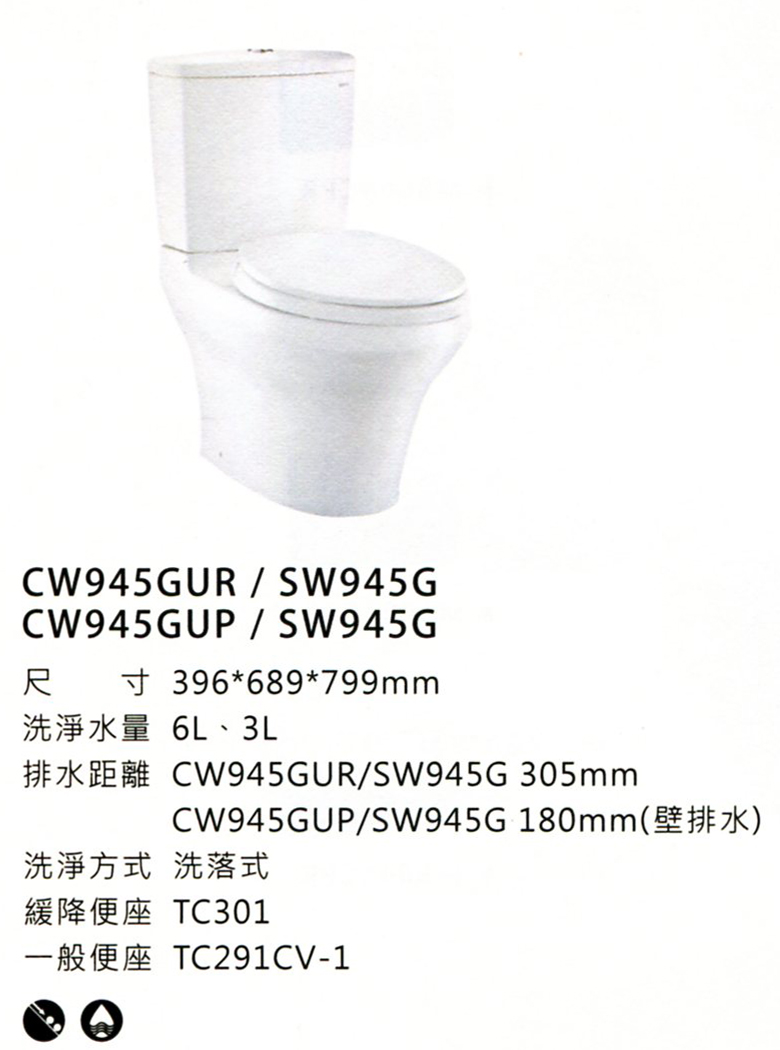 CW945GUR,SW945G;CW945GUP,SW945G-1