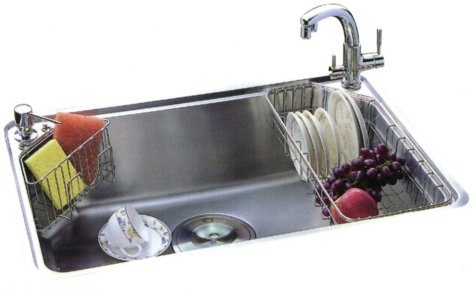 歐式方形大單槽