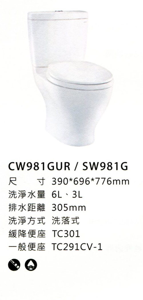 CW981GUR,SW981G-1