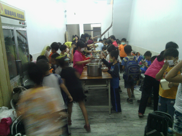 每周三的晚餐時間