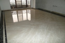 雕刻米黃客廳地坪