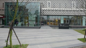 水池造景採用乾式施工