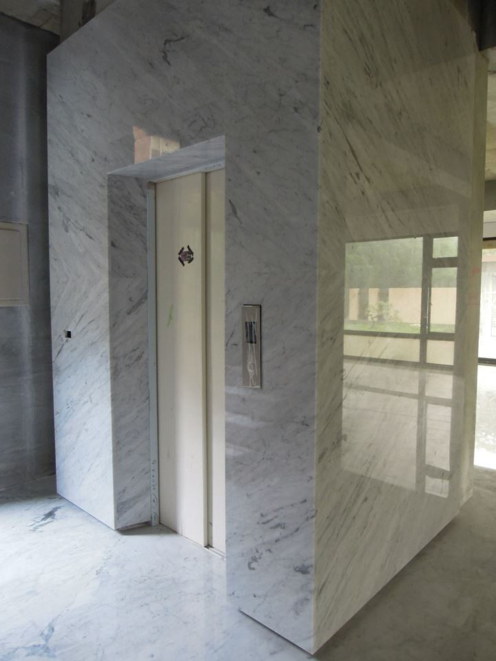 大溪-透天別墅大理石電梯牆