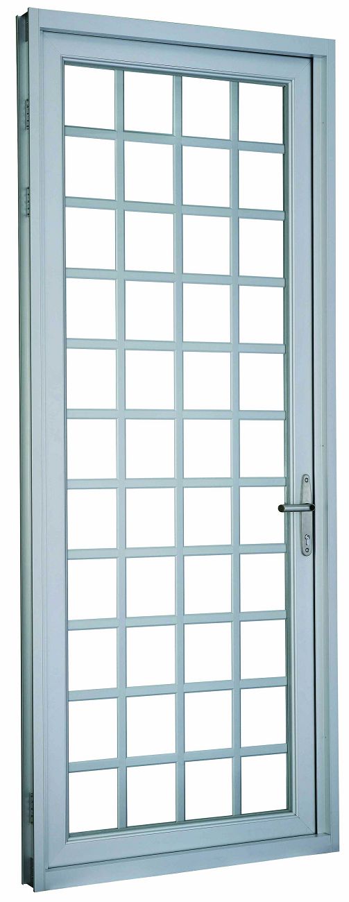 (防盜格子型)多段式微調三合一通風門