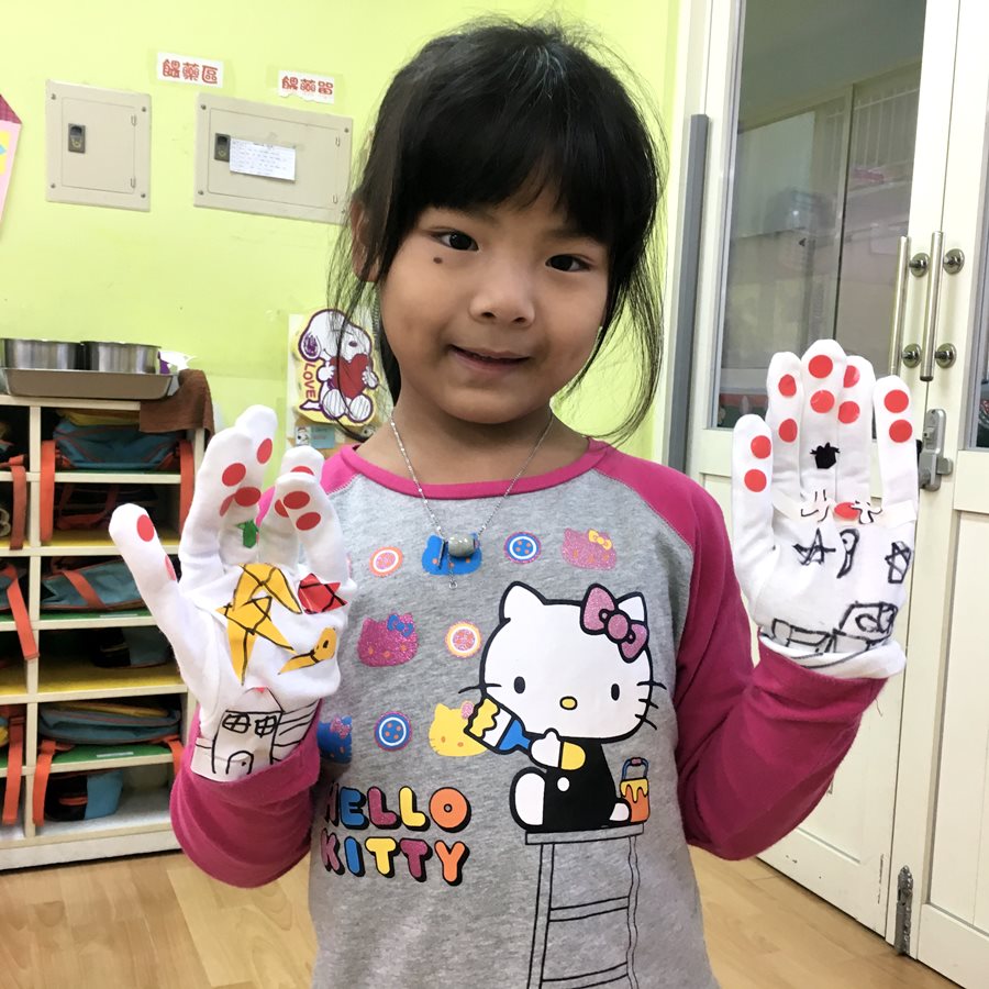 美勞-手套偶創作03