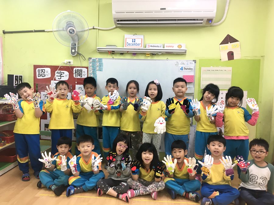 美勞-手套偶創作04