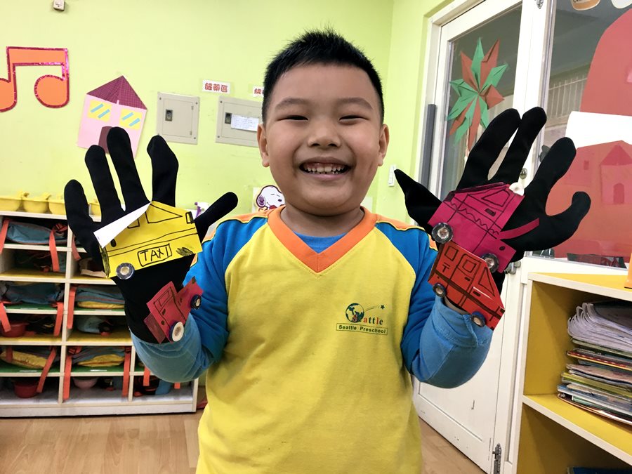 美勞-手套偶創作02