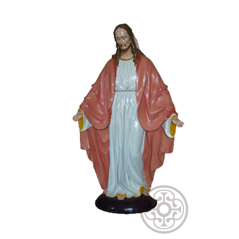 4-2耶穌(白)(彩繪)-永記李R