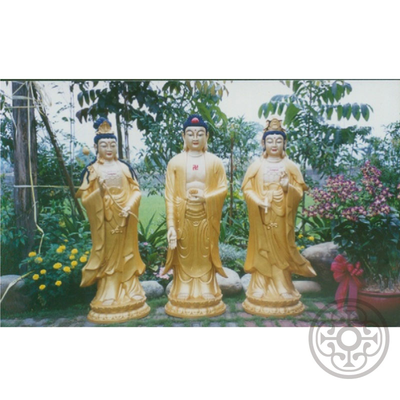 立姿三聖佛