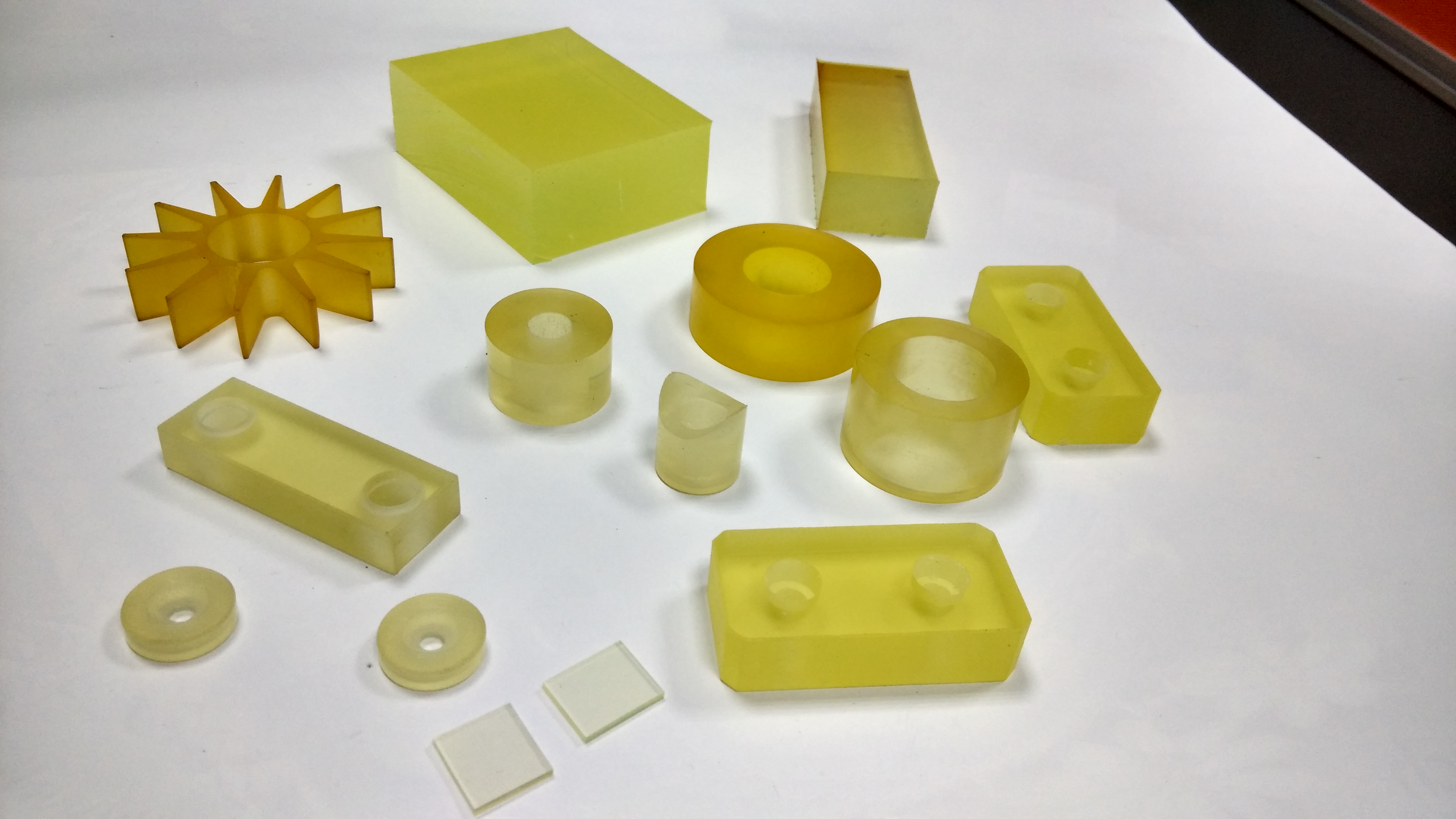 各式PU優力膠製品