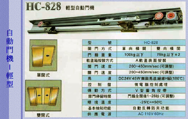 HC-828　輕型自動機