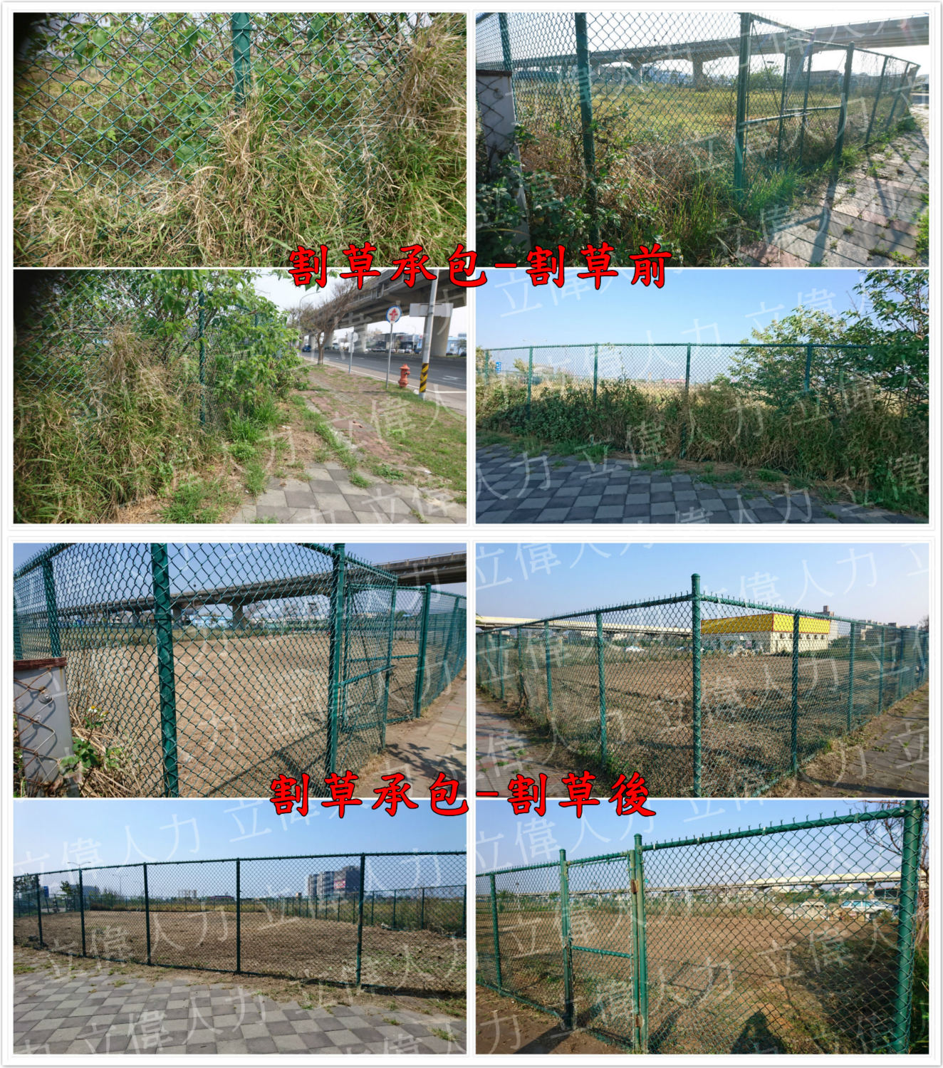 梧棲割草承包對比