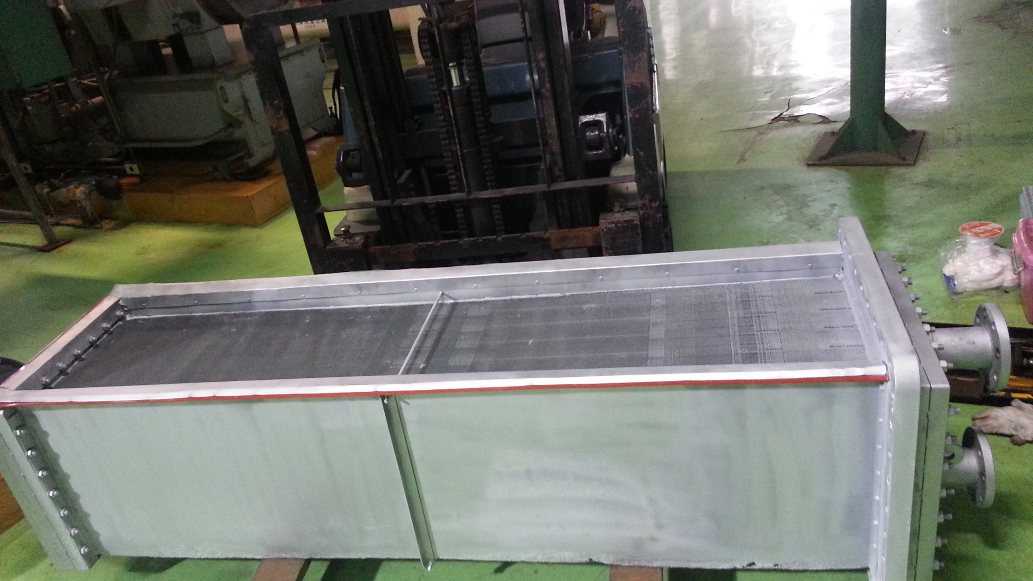 1500HP離心機中冷器清洗