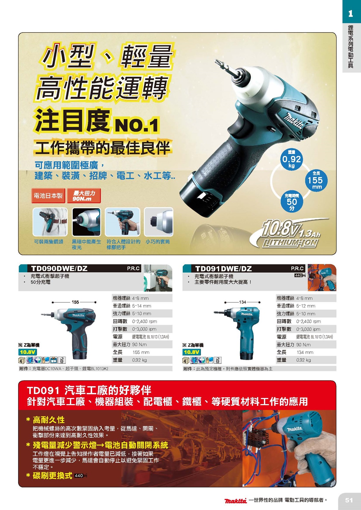 鋰電系列電動工具