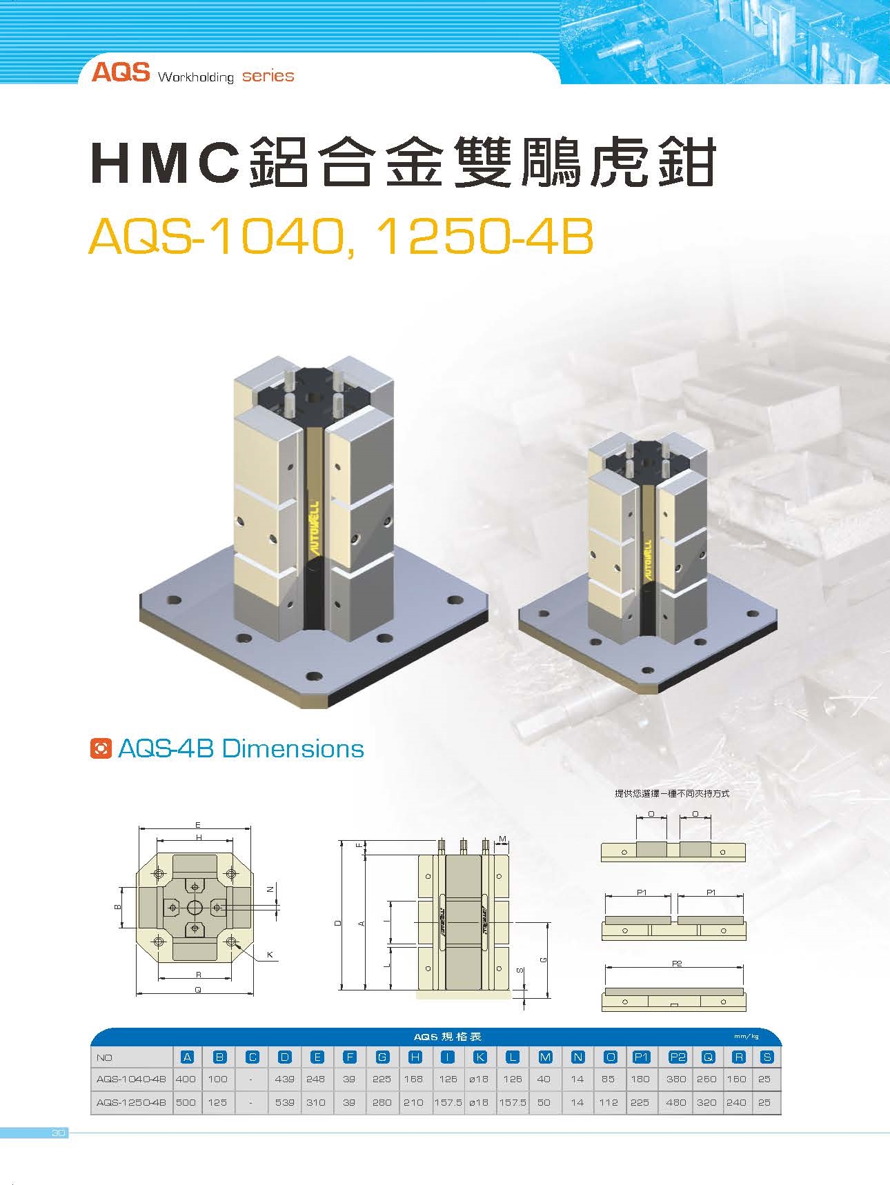 HMC鋁合金雙鵰虎鉗
