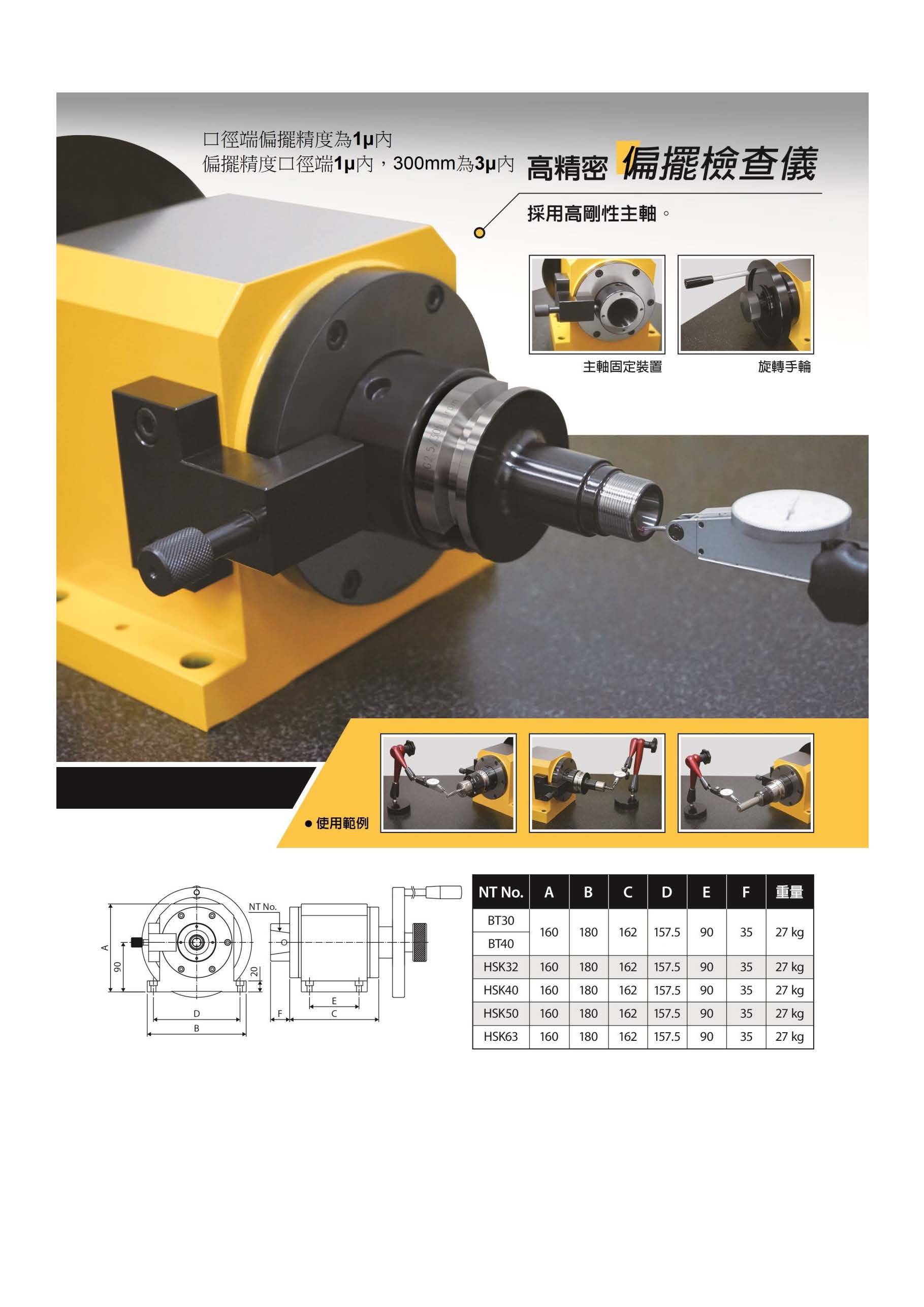 偏擺檢查儀型錄