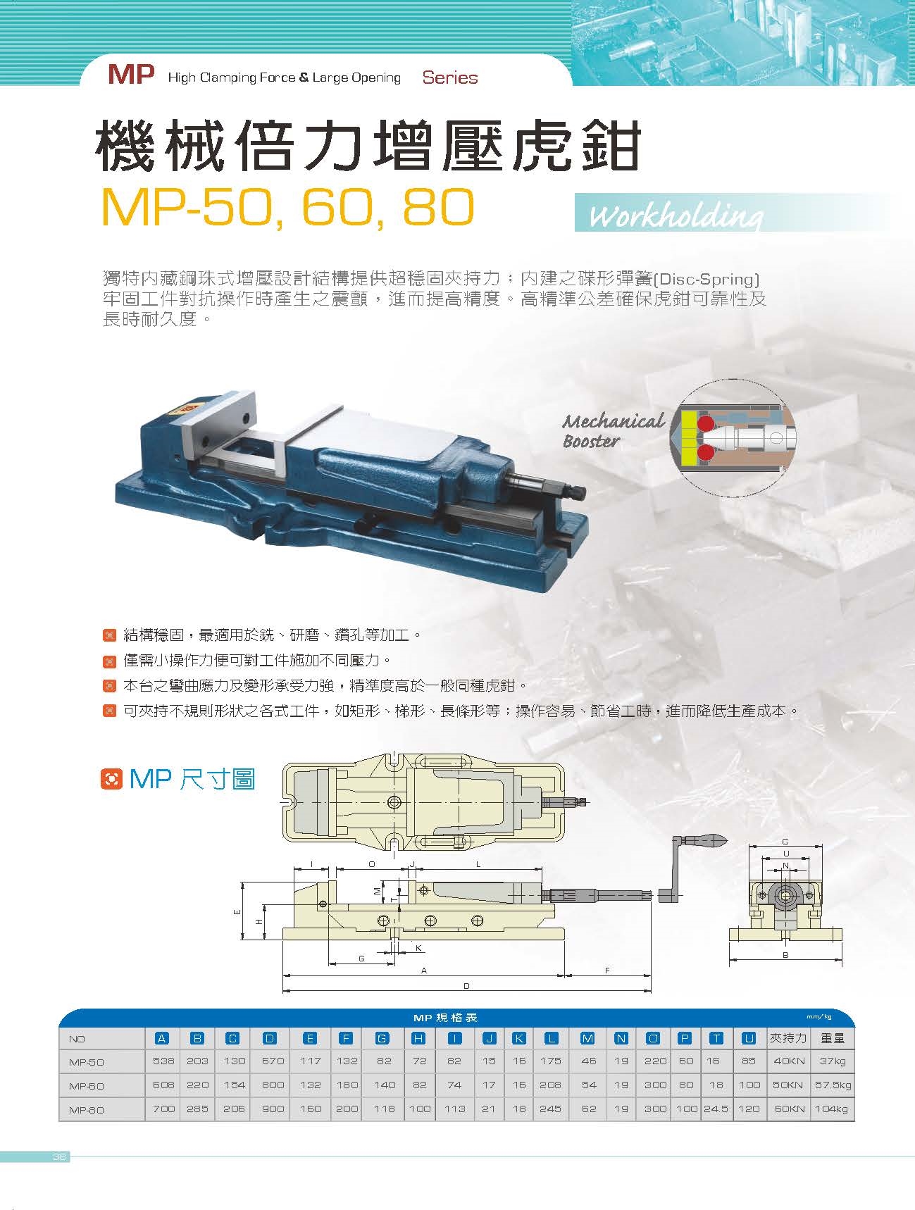 機械倍力增壓虎鉗