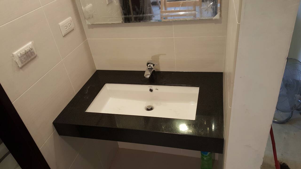 人造石搭配下嵌盆