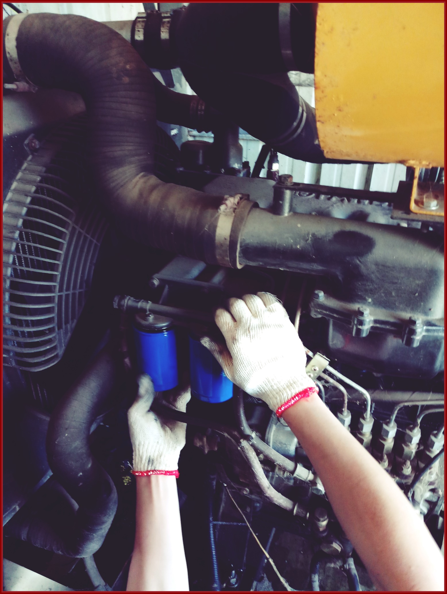 柴油濾芯器更新