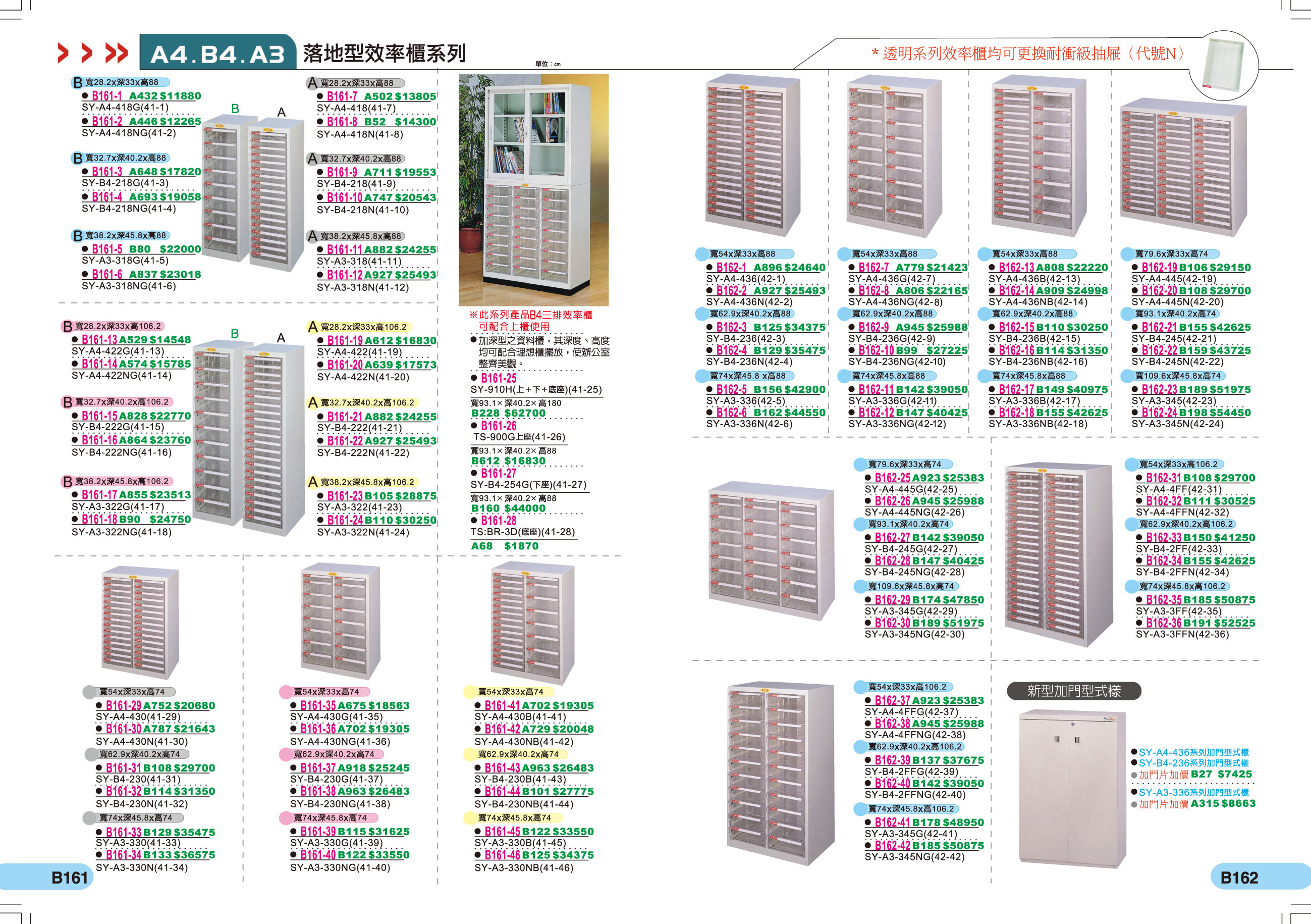 落地型效率櫃系列