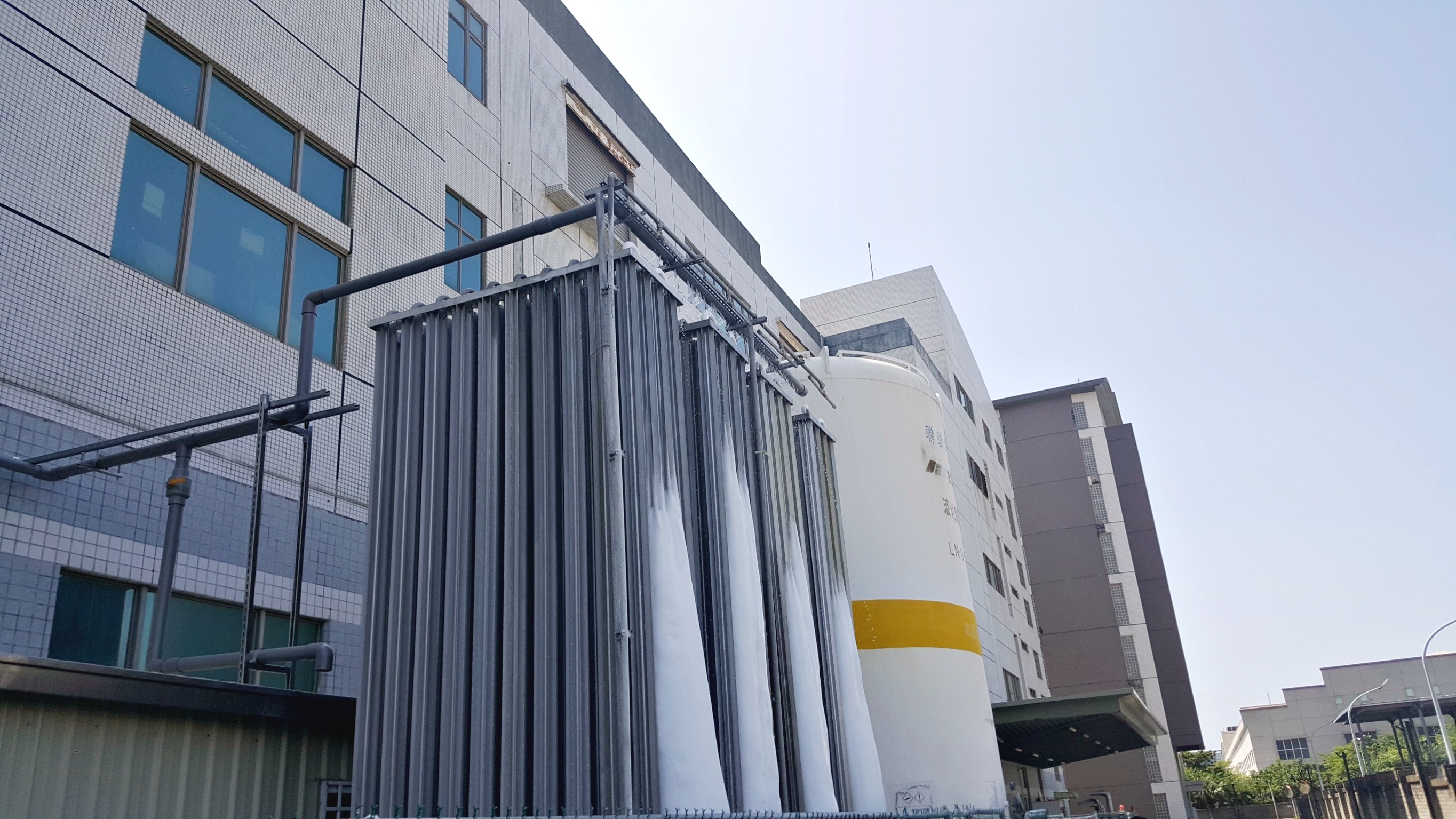 九台設備氣體管路新增(氣體管/排氣管路)