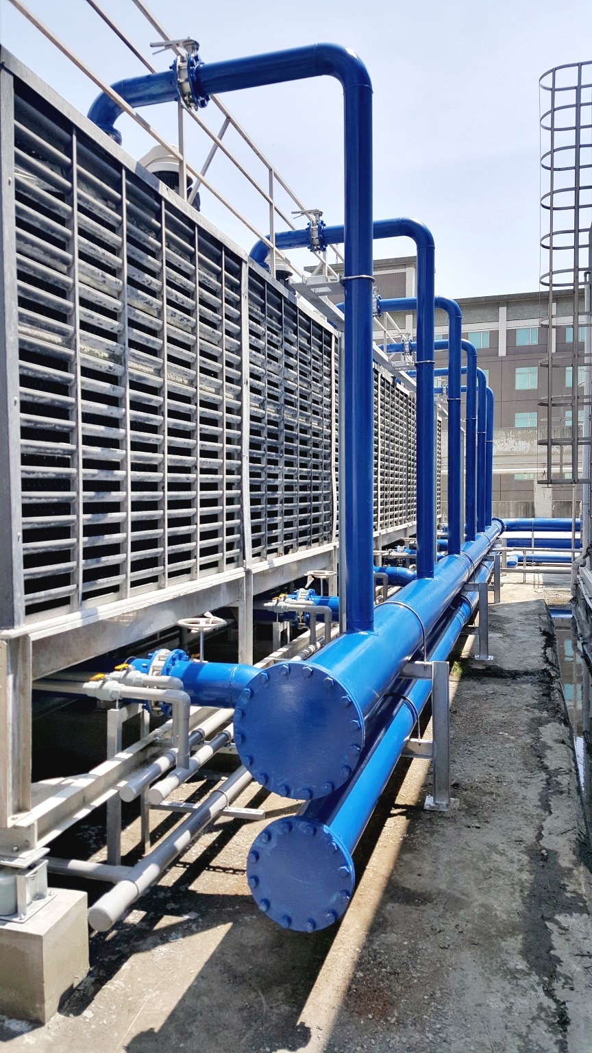 冷卻水塔移位工程