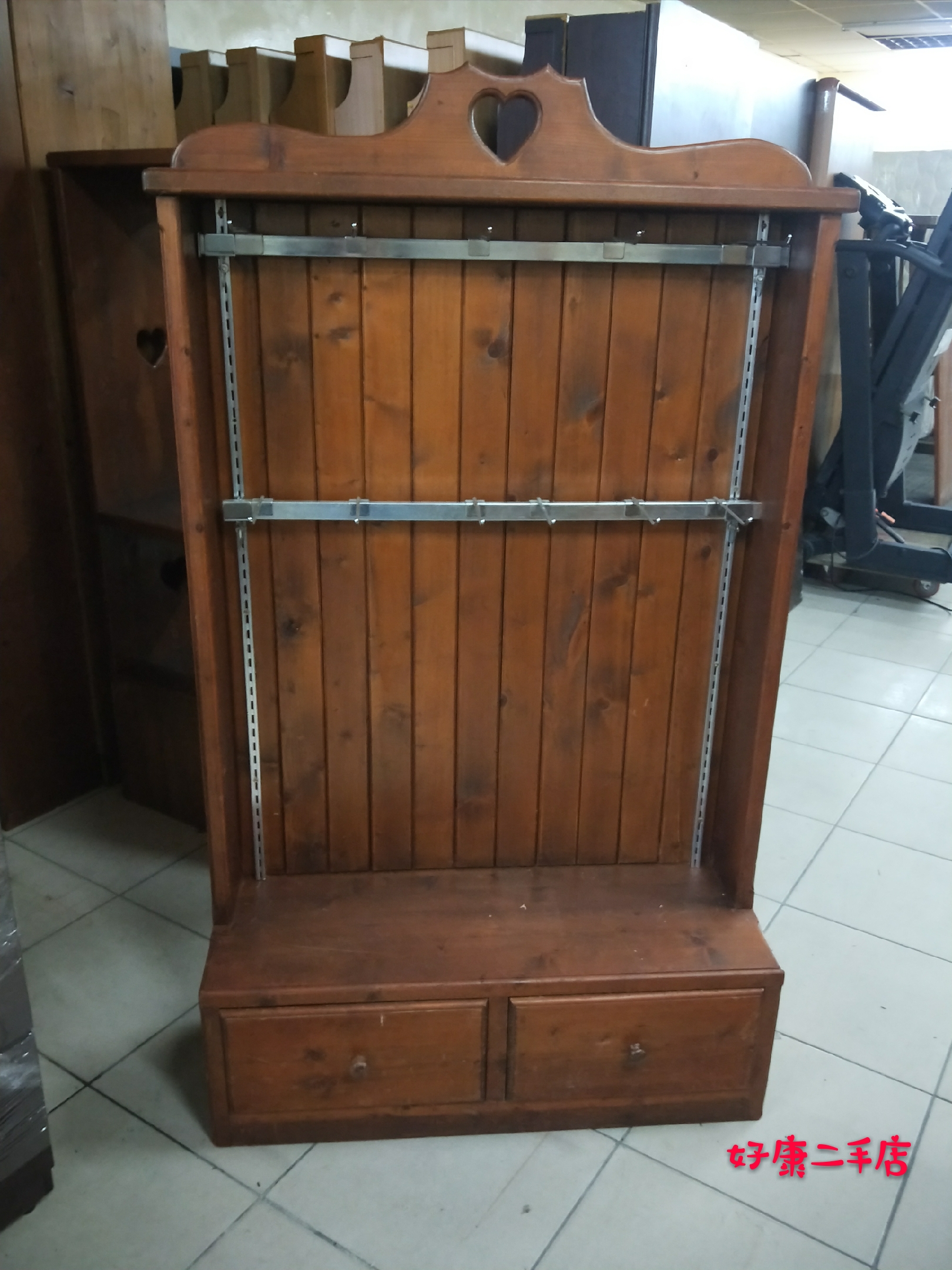 全實木展示櫃(掛勾式)